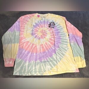 ASSC Tie-Dye Double Dragon Long Sleeve Shirt New